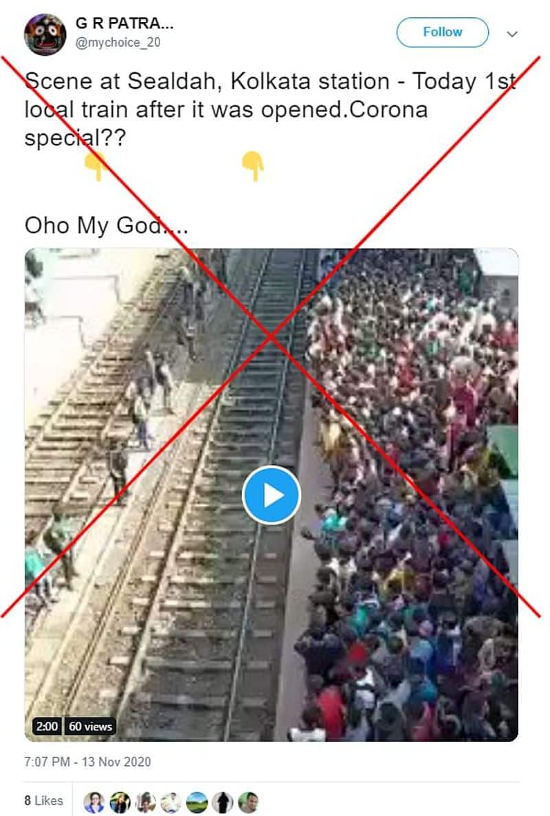 Fact behind video of Crowded Railway Station During COVID 19