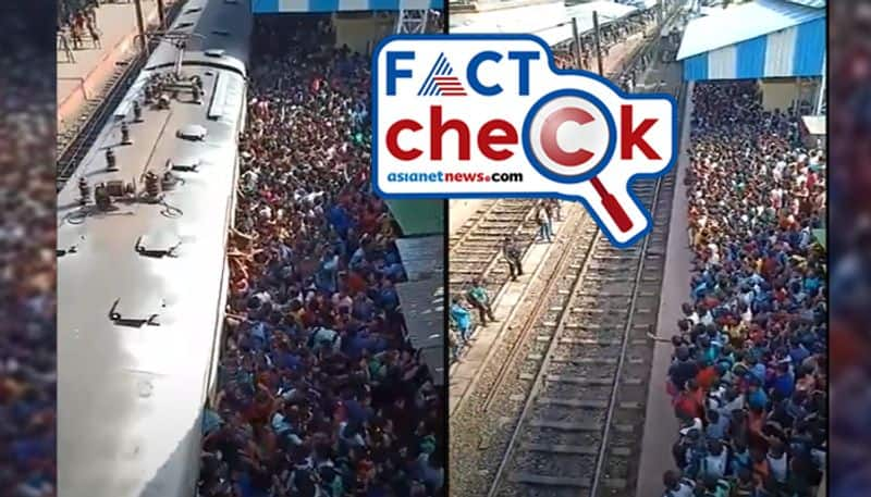 Fact behind video of Crowded Railway Station During COVID 19