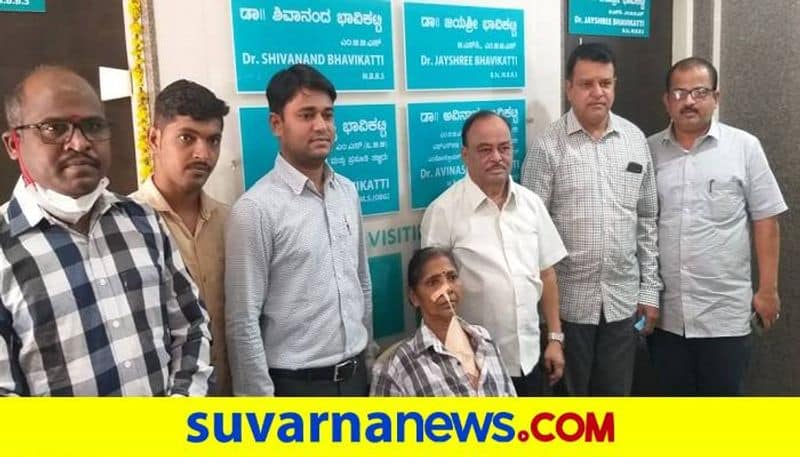 Dr Avinash Shetty Successful Surgery for Woman in Gangavati in Koppal grg