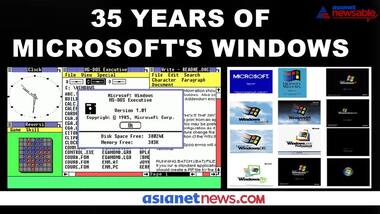 35 Years Of Microsoft's Windows Operating System