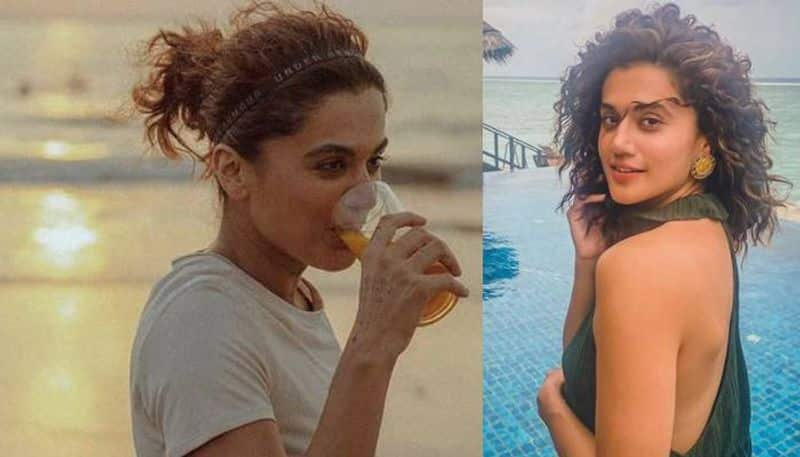 Taapsee Pannu Shared her Sunset Drink For Weight Loss