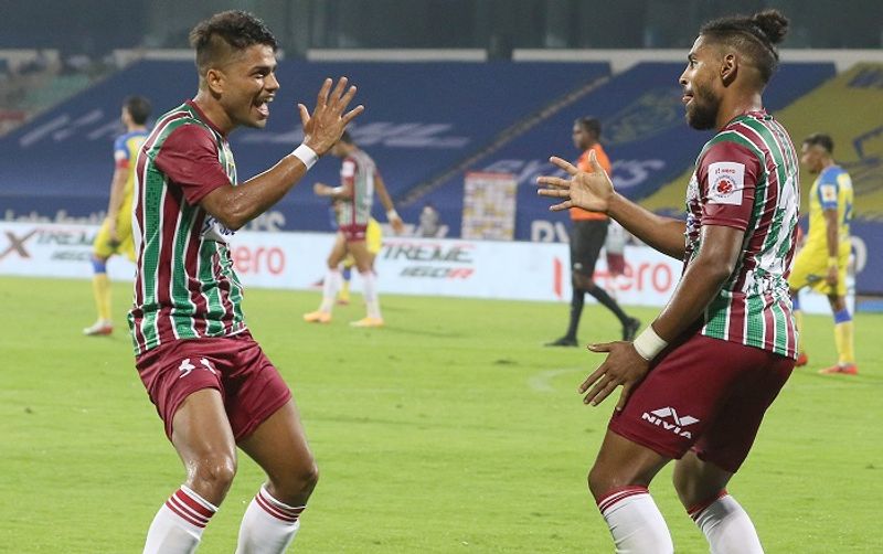 ISL Football Roy Krishna bags winner as debutant ATK Mohun Bagan edge Kerala Blasters FC ckm