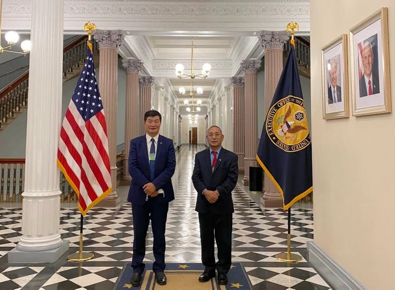 Historic Head of Tibetan Govt in Exile at the White House-vpn