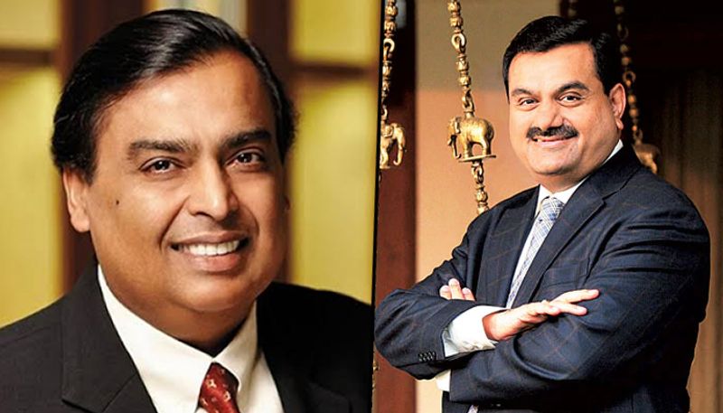 Mukesh Ambani Gautam Adani face off