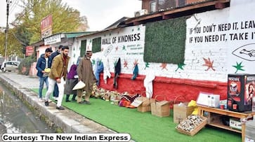 Wall of Kindness Police officers initiative helps take care of homeless and underprivileged