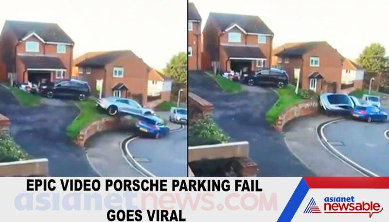 Epic video Porsche parking fail goes viral-TGY