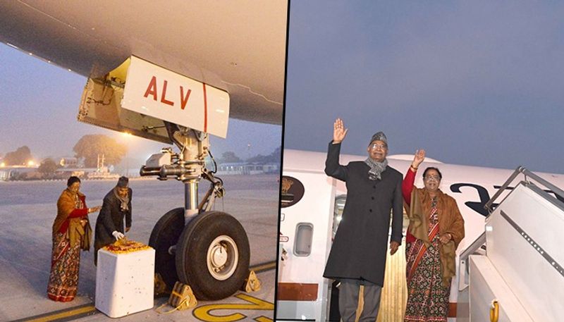 President inaugurates Air India One B777 flight flies to Chennai pod