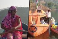 Anganawadi worker rows a boat for 18kms to deliver nutritious food to children