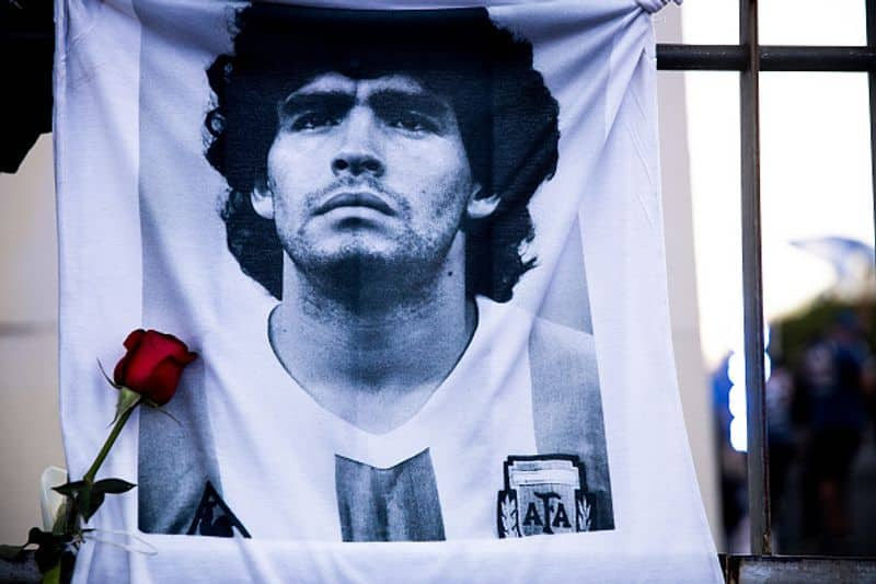 Football fans mark one-year anniversary of Diego Maradona's death