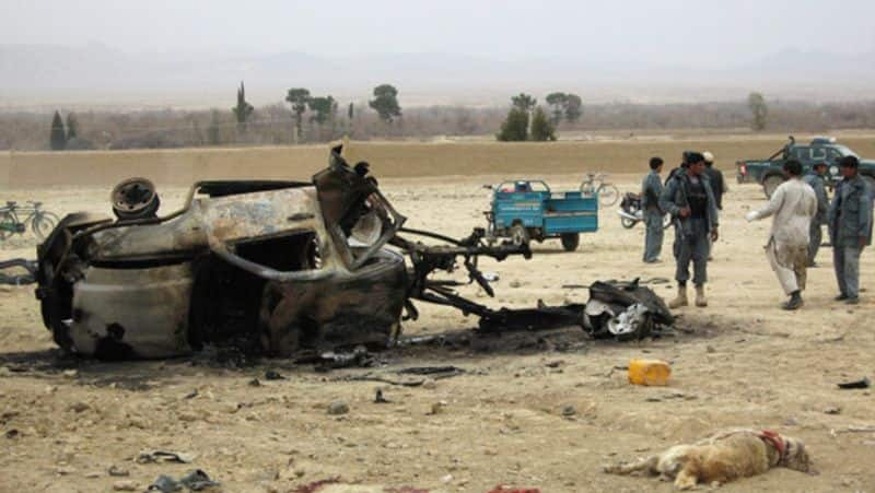 Afghanistan car bombing claims at least 30 security personnel lives-dnm