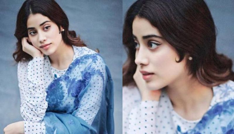 Janhvi Kapoor brings back old glamour in embroidered saree