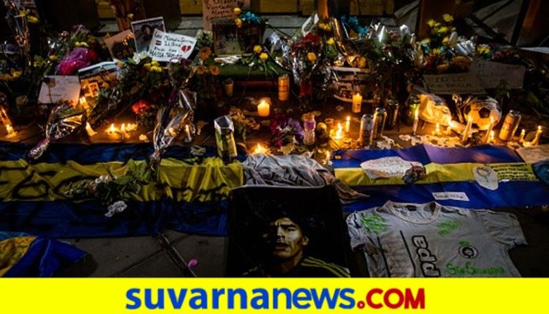 lakhs of People line up to bid farewell to diego Maradona in Argentina kvn