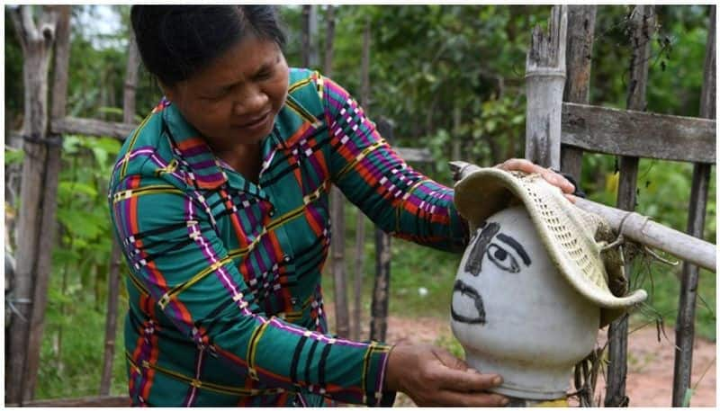 This villagers ward off coronavirus with scare crows