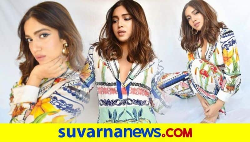 Durgamati promotions: Bhumi Pednekars Rs 25k tropical print pantsuit breathes fresh life into work wear dpl