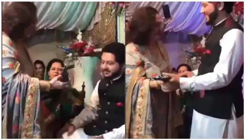 Pakistani Groom Receives AK 47 Rifle as Gift on Wedding Day Video Goes Viral