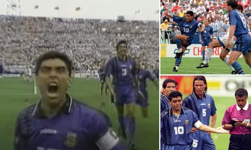 Maradona Strange Goal Celebration which Caused his Carrer