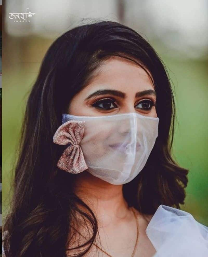 Bigg boss niveditha gowda trolled for wearing net mask vcs