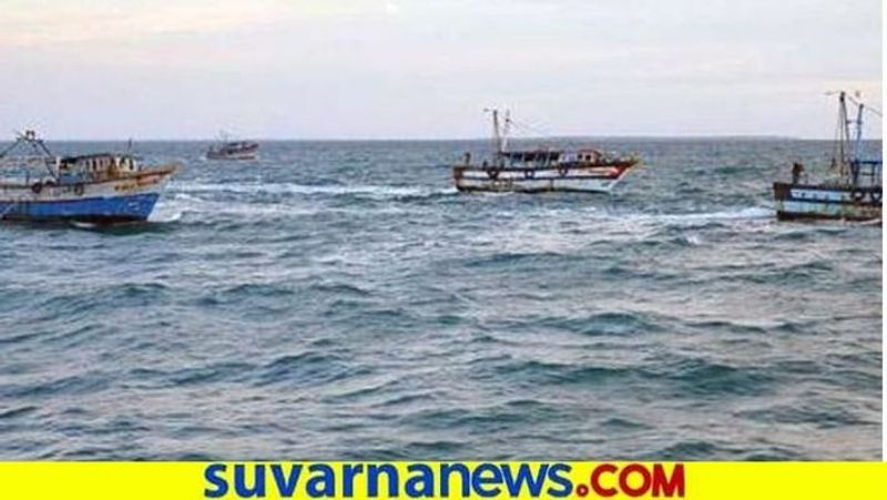 fishing boat sunk in mangaluru sea 12 fishermen missing rbj