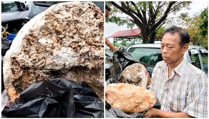 fisherman stumbled across what is possibly the worlds biggest blob of Ambergris worth 24 crore