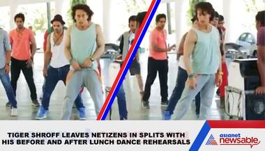 Throwback: When Tiger Shroff's before and after lunch dance rehearsals left netizens in splits