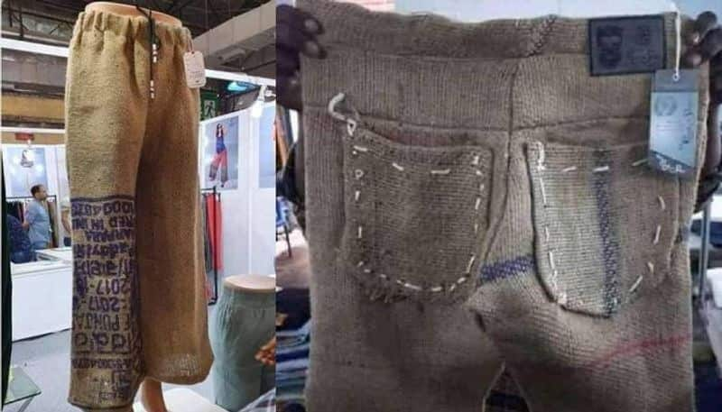 viral pic of Potato Sack Pants