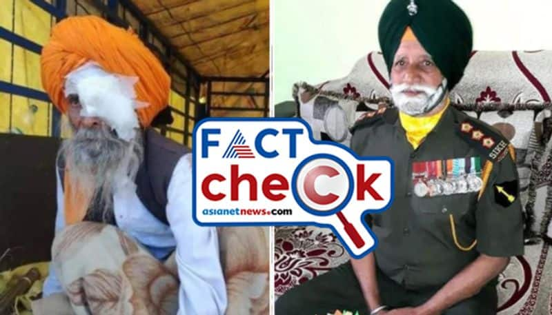 Truth behind retired Army officer injured during farmers protest