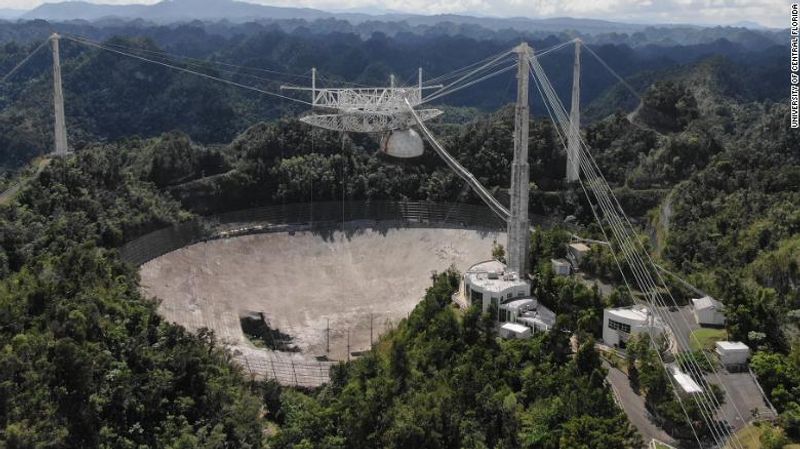 Arecibo Observatory collapses ahead of planned demolition