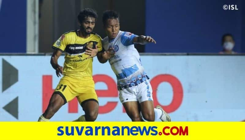 ISL 2020 Last Minute Thriller Hyderabad Jamshedpur play out in draw at the Tilak Maidan in Vasco Goa kvn