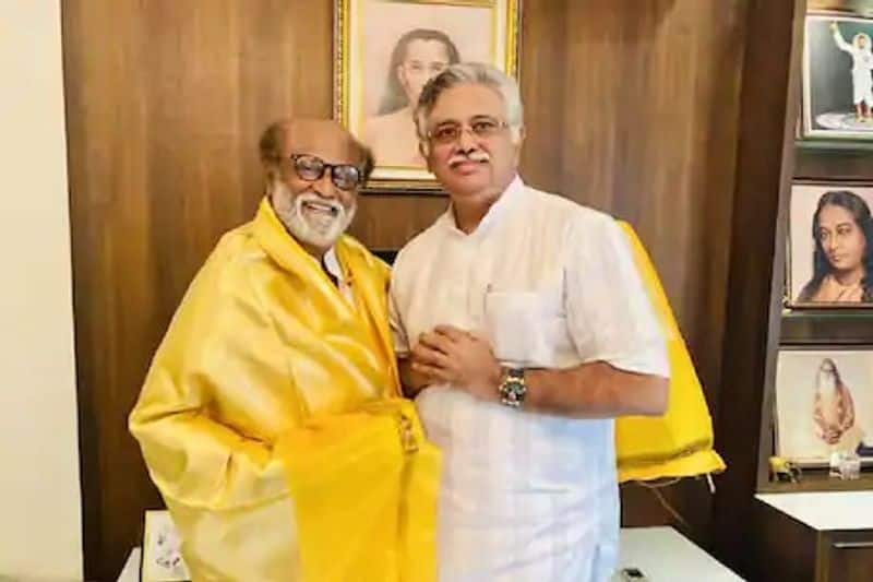 It is because of Rajini's blessings that I have rejoined BJP.. Arjuna Murthy says.  