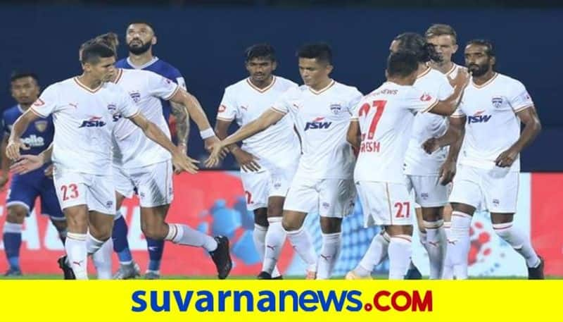 ISL 7 Bengaluru FC win Over Mumbai City FC in Goa Chhetri team Semis dream Alive kvn