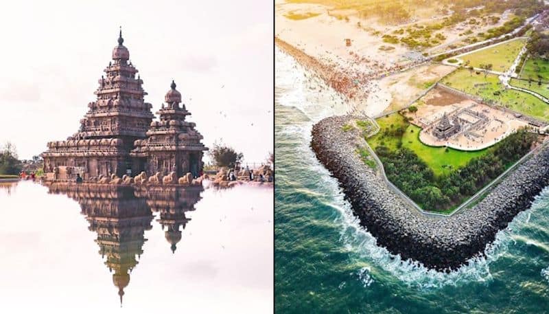 Chennai The Shore Temple overlooks the shore of the Bay of Bengal