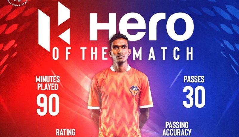 Lenny Rodrigues selected as Hero ot the match in blasters vs goa match