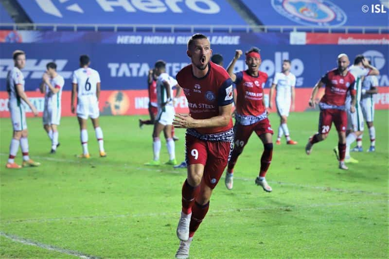 ISL 2020-2021 ATK Mohun Bagan vs Jamshedpur FC Nerijus Valskis hero of the match