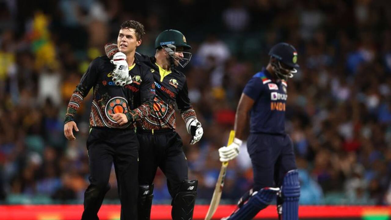 <p>Hosts Australia came up with a relentless bowling performance, as they tamed visitors India in the third and final Twenty20 International (T20I) at the Sydney Cricket Ground (SCG) on Tuesday. The win for Australia meant the end of an eight game winning streak for India, while Australia sit on second and India on third, in the ICC Rankings. Meanwhile, we analyse the talking points from this tie.</p>

