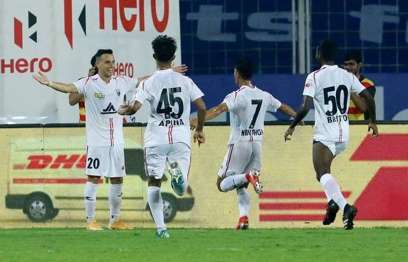 ISL 2020-2021 Luis Machado of NorthEast United FC elected as Hero of the Match