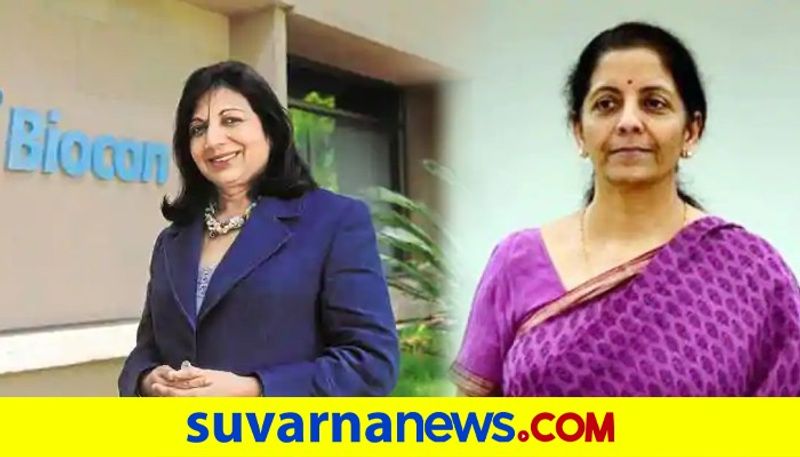 Nirmala Sitharaman Kiran Mazumdar Shaw in Forbes 2020 list of 100 most powerful women pod