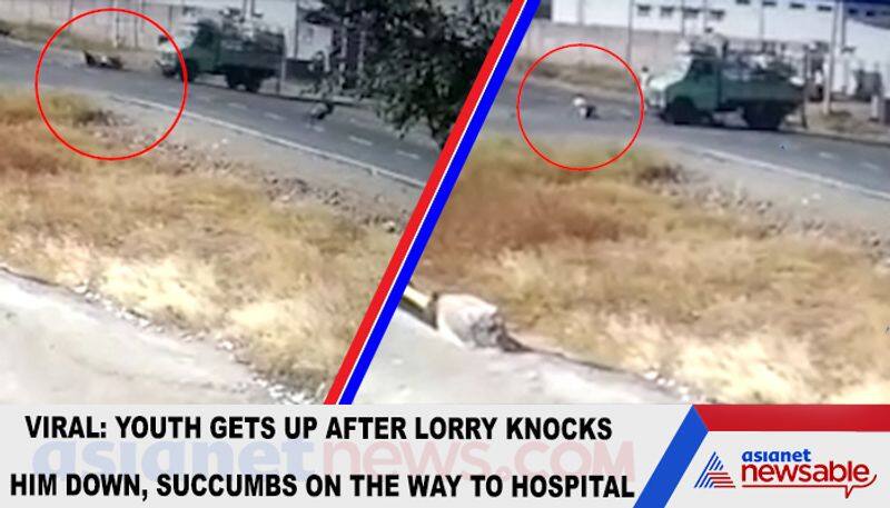 Viral Youth gets up after lorry knocks him down, succumbs on the way to hospital-YCB