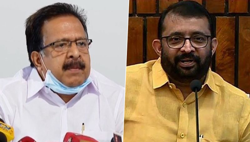 ramesh chennithala allegations against speaker p Sreeramakrishnan