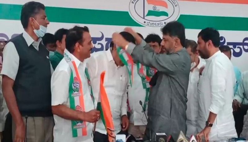 Belagavi Leaders Joins Congress at Bengaluru KPCC Office rbj