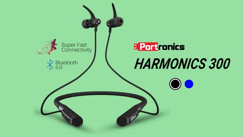 Portronics Harmonics 300 Wireless Sports Neckband With HD Stereo Sound Launched in India check details here