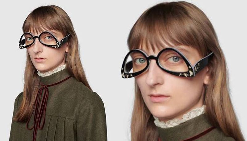 upside down sunglass by gucci