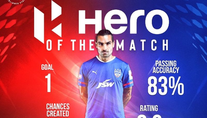 Dimas Delgado selected as hero of the match in bengaluru vs blasters match