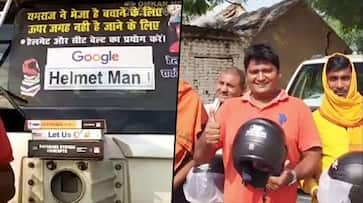 After losing dear friend in an accident, man distributes thousands of helmets free of cost