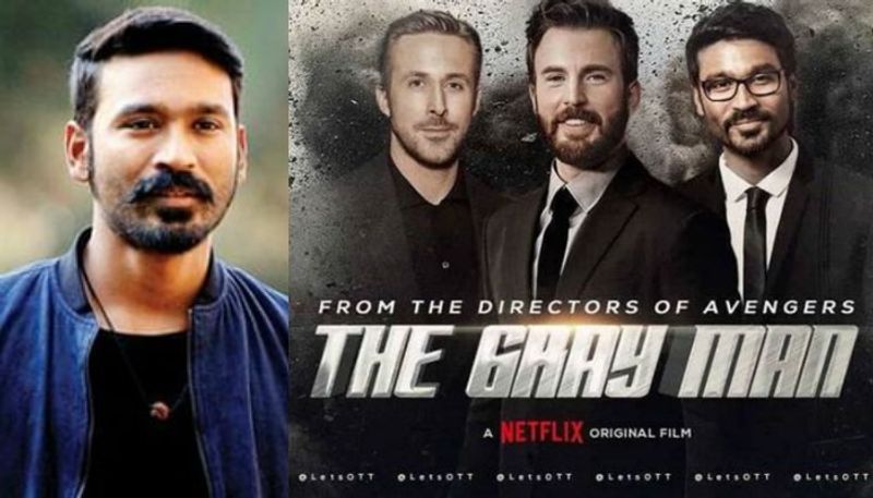 dhanush cast in russo brothers the gray man