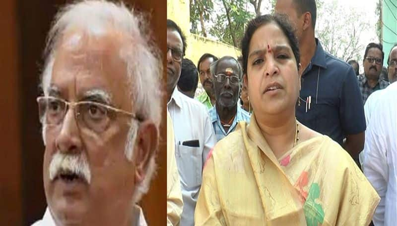 former TDP MLA meesala geetha revolts against Ashok gajapathi Raju lns