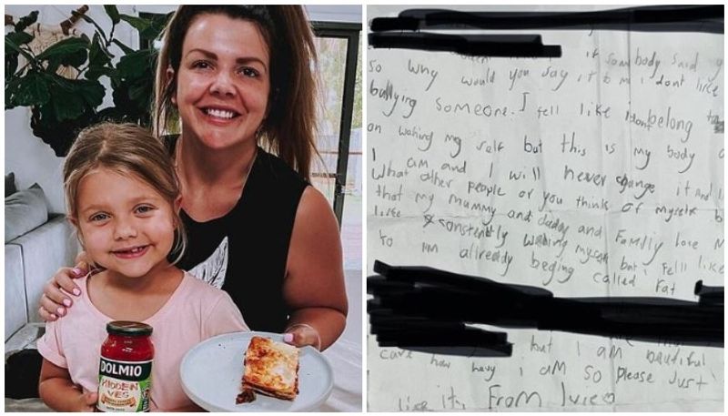 mom shared her daughters response letter to bully who called her fat girl