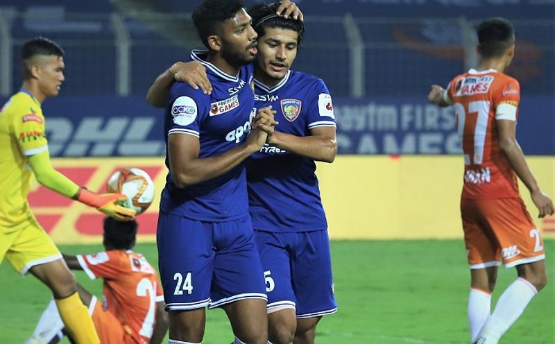 ISL 7 Chennaiyin FC beat fc goa by 2 1 goals ckm