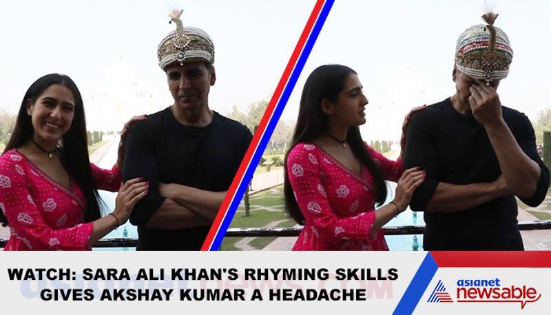 Heres how Sara Ali Khan gave her Atrangi Re co-star Akshay Kumar a headache: Watch the video - gps