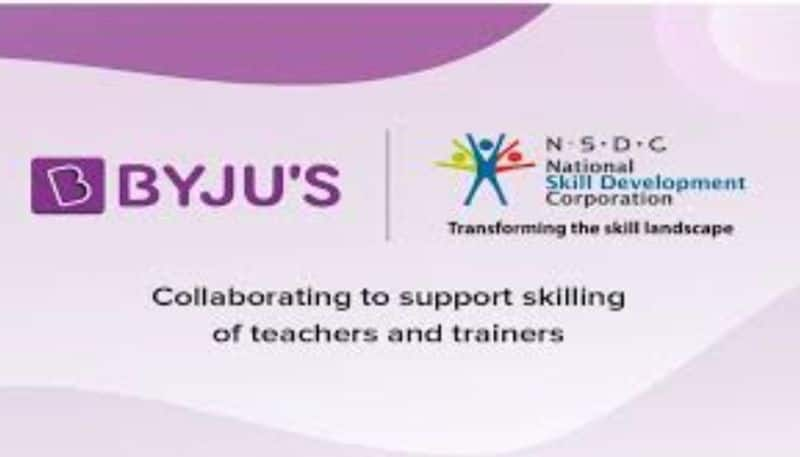 byjus Partners with nsdc to support skilling of teachers and trainers