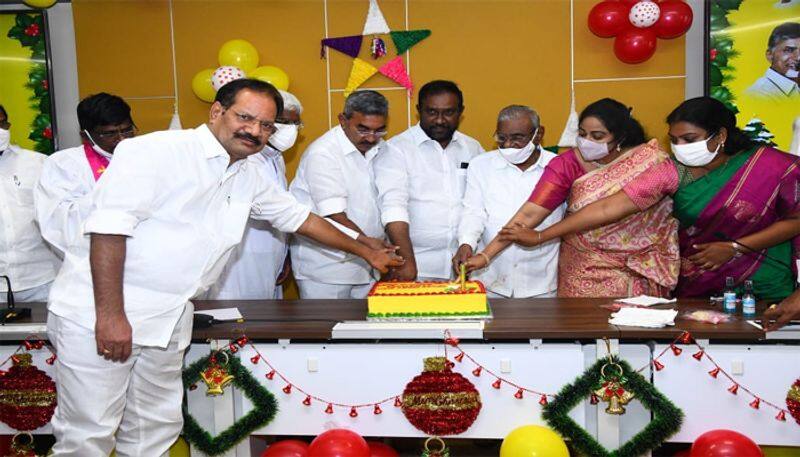 semi christmas celebrations in TDP national office